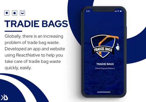 Mobile App Development Package Example: Trade Bag Waste Solution