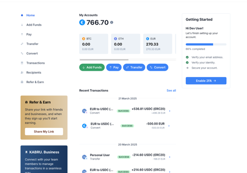 UX/UI Design Package Example: Financial Platform