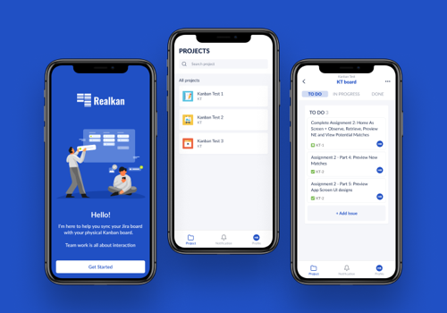 Web Development Package Example: Smart Kanban Board Mobile App