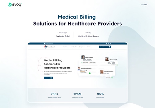 Web Design Package Example: Knack Global Elementor Case study