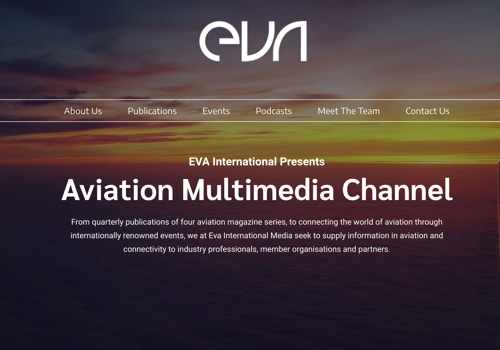 Web Design Package Example: Eva International Mutli-platform website
