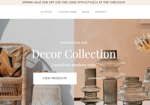 Web Design Package Example: Shopify eCommerce Website Development