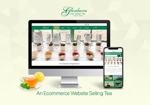 E-Commerce Development Package Example: An eCommerce store selling Tea