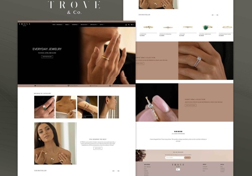 UX/UI Design Package Example: Shopify Store Overhaul for Jewelry Site