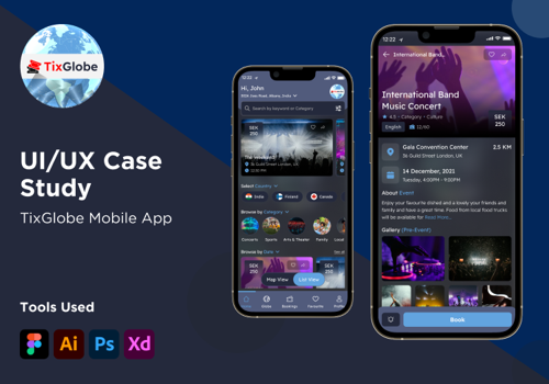 Mobile App Development Package Example: Tix Globe Mobile App Design and Development