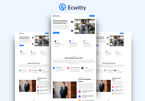 Web Design Package Example: Ecwitty