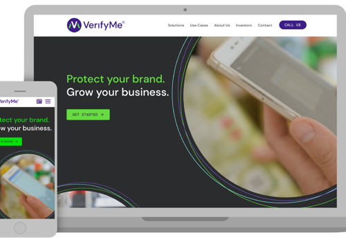 Digital Strategy Package Example: VerifyMe Web Design + Development
