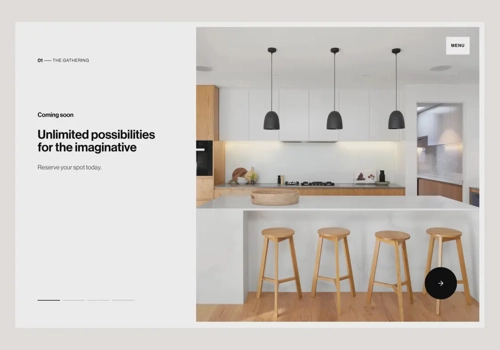 Branding Package Example: Website for Furniture blog