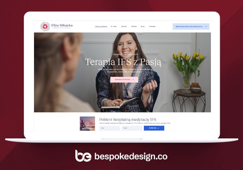 Web Design Package Example: Polish Therapist website