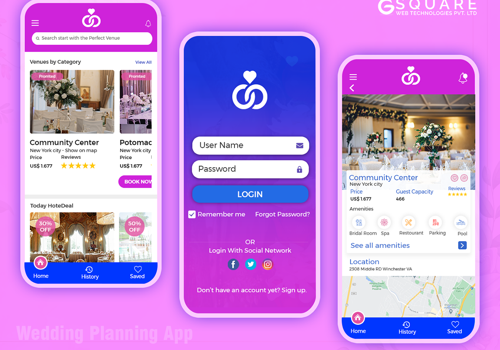 Mobile App Development Package Example: Wedding Planning App