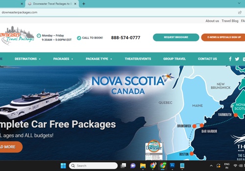 Search Engine Optimization Package Example: Travel Packages Website