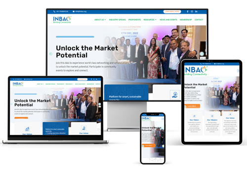 Web Design Package Example: Website Redesign for INBAC Ngo