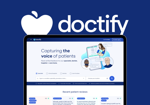 Custom Software Development Package Example: Healthcare Review Platform Development: Doctify