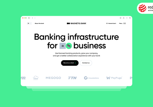 Branding Package Example: Magnetiq Bank – European B2B fintech bank