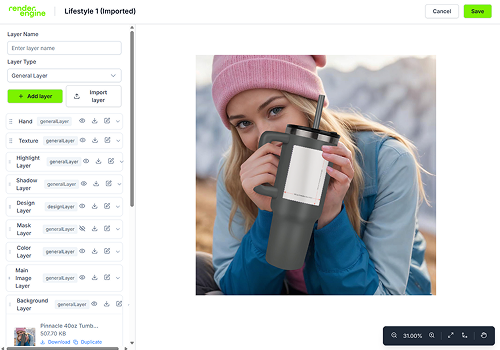 Custom Software Development Package Example: Render Engine | Realistic Mockup Rendering API