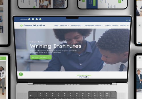 Branding Package Example: Brand Identity & Website for Education Consulting