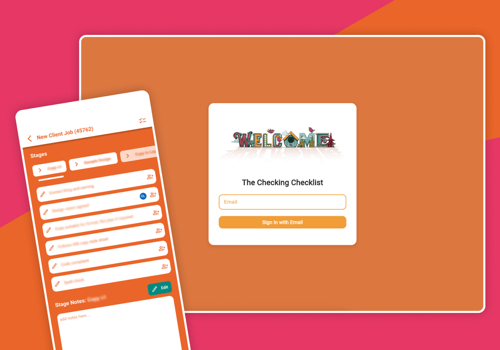 Web Development Package Example: Checking Checklist