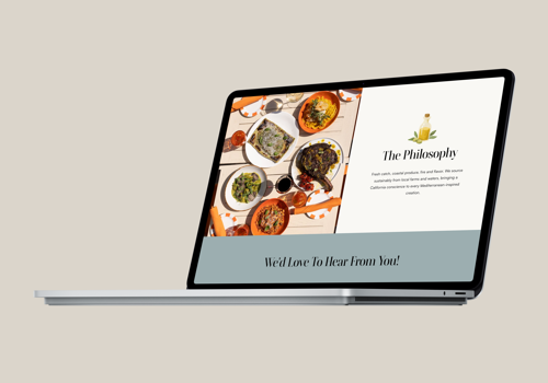 Web Design Package Example: Garibaldi Branding, Website, and Content Design