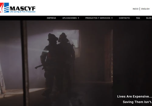 Web Design Package Example: Life Saving & Fire Protection