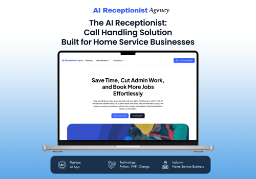 Mobile & App Marketing Package Example: AI Receptionist App along with CRM Integration