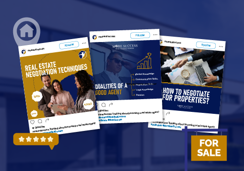 Social Media Marketing Package Example: More Success Realty