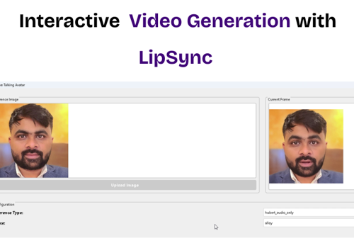 AI Development Package Example: Interactive Video Generation with Lip Sync