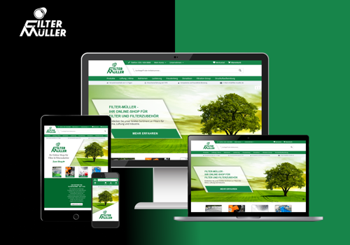 Web Design Package Example: Filter Mueller