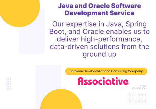 Custom Software Development Package Example: Java and Oracle Software Development Service