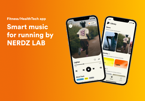 Product Design Package Example: Run your best with the ultimate music app