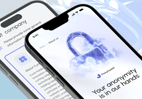 Web Design Package Example: ProxyGuard | Secure Proxy Service Website Design