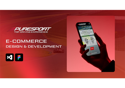 Web Design Package Example: Puresport — Driving Experience Website