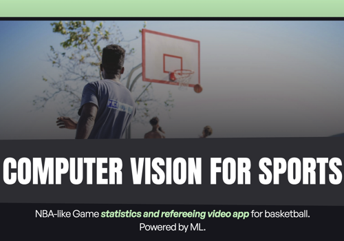 UX/UI Design Package Example: Computer Vision for Sports
