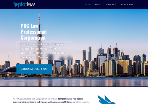 Web Design Package Example: Legal Services Website with Integrated Reviews