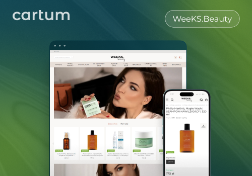 E-Commerce Development Package Example: A profi cosmetics online store for WeeKS.Beauty