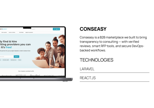 Custom Software Development Package Example: Transparent consulting marketplace with RFPs