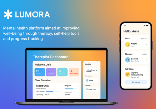 Mobile App Development Package Example: LUMORA