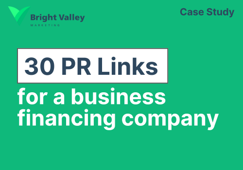 Public Relations Package Example: A Nationwide Survey That Generated 30 Links