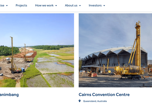 Web Design Package Example: Keller Group – A Global Platform for Complex Engin