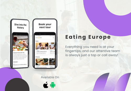 Mobile App Development Package Example: Eating Europe