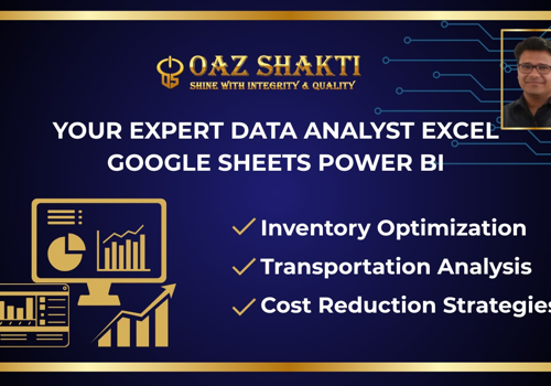 BI & Big Data Consulting & SI Package Example: Expert Data Analyst Excel, Google Sheets, Power BI