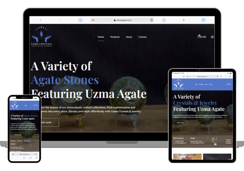 Web Design Package Example: Ecommerce Website