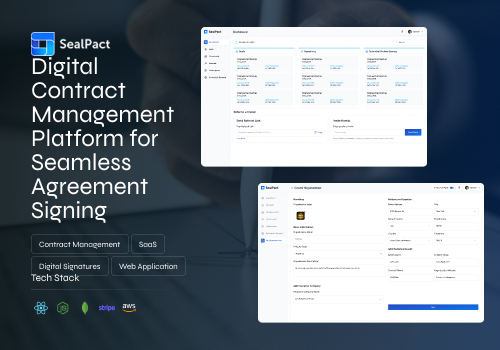 Custom Software Development Package Example: SealPact I Digital Seals & Signatures for Docs.