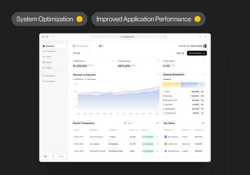 Custom Software Development Package Example: Finance Application Modernization