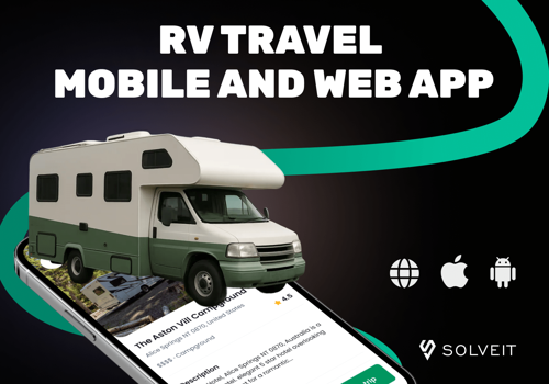 Mobile App Development Package Example: RV Travel Mobile and Web App