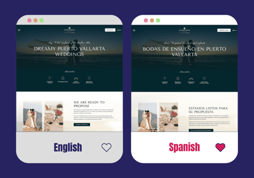 Web Development Package Example: Designing a Bilingual Website for a Dreamy Resort