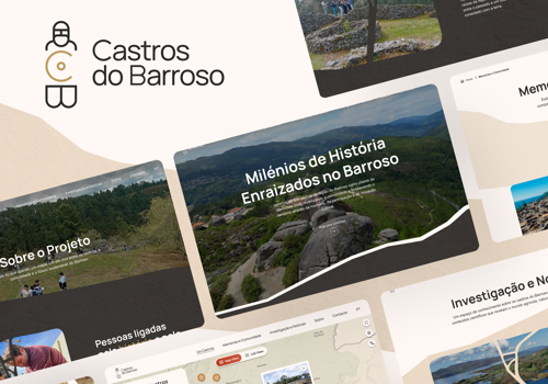 UX/UI Design Package Example: Castros do Barroso