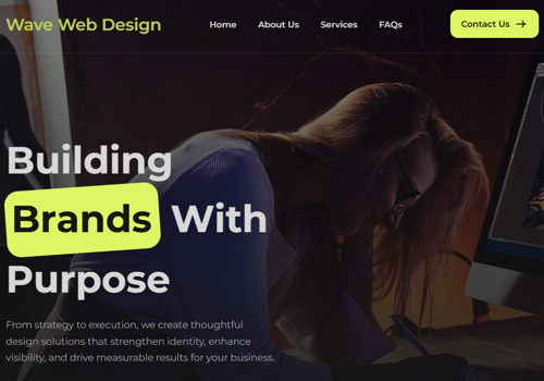 Search Engine Optimization Package Example: Website - Wave Web Design