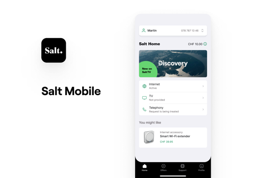 Mobile App Development Package Example: Salt Mobile