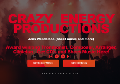 Web Development Package Example: Web Development For Crazy Energy(WIX)