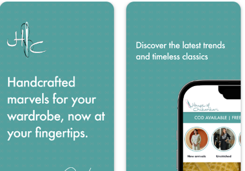 Mobile App Development Package Example: iOS App Development for House of Chikankari